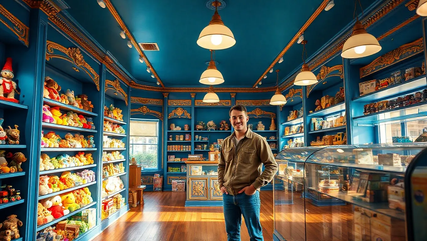 Dream symbol: blue and gold toy shop: demographics: Retail Workers in Toy Industry Dreaming of Blue and Gold Toy Shops Dream symbol: blue and gold toy shop: demographics: Retail Workers in Toy Industry Dreaming of Blue and Gold Toy Shops