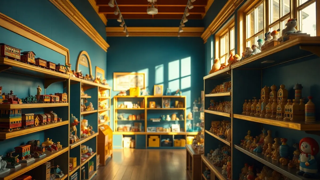 Dream symbol: blue and gold toy shop: intro Dream symbol: blue and gold toy shop: intro