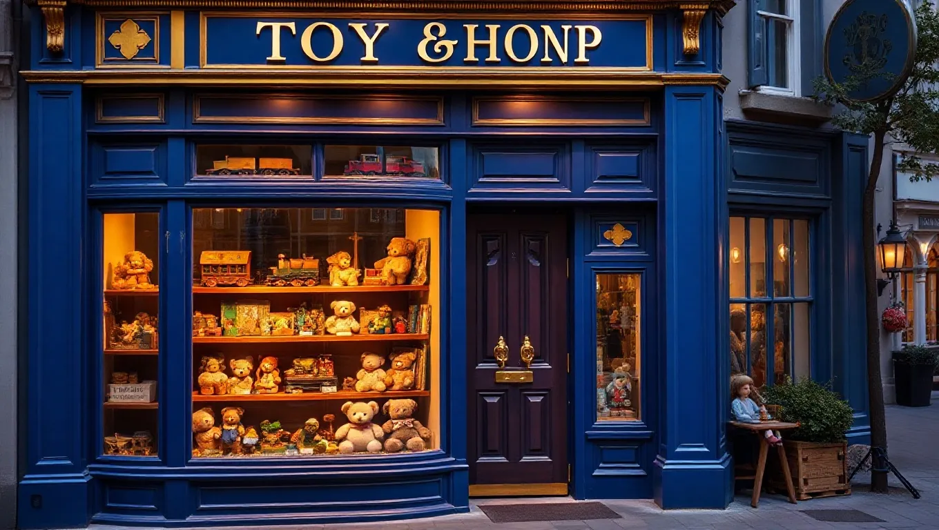 Dream symbol: blue and gold toy shop: symbolism: Reflection of Emotional Security and Comfort Dream symbol: blue and gold toy shop: symbolism: Reflection of Emotional Security and Comfort