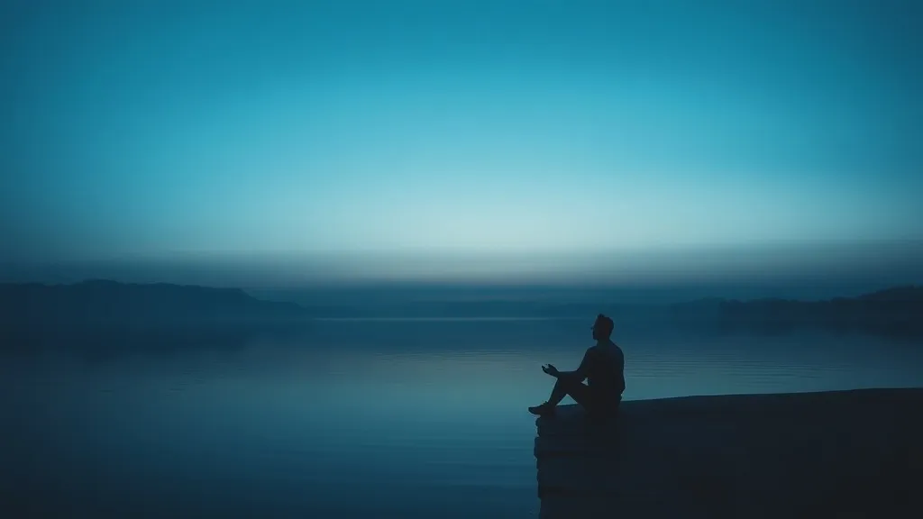 Dream symbol: blue and grey light: symbolism: Inner Reflection and Contemplation Triggered by Blue and Grey Light