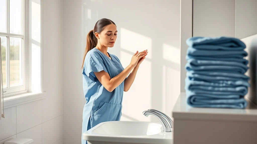 Dream symbol: blue medical scrubs: scenarios: Dream of Washing Blue Medical Scrubs