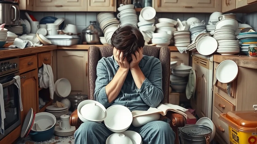 Dream symbol: dirty dishes: symbolism: Need for Self-Care