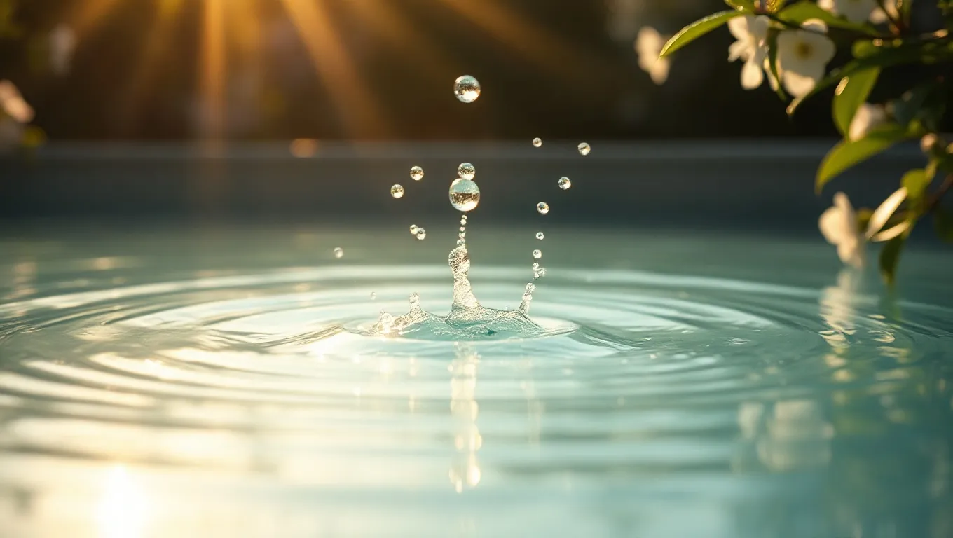 Dream symbol: drop of water: scenarios: Dream of Splashing Drops of Water