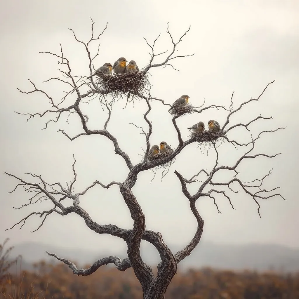 Dream symbol: dry tree: scenarios: Dream of Birds Nesting in a Dry Tree Dream symbol: dry tree: scenarios: Dream of Birds Nesting in a Dry Tree