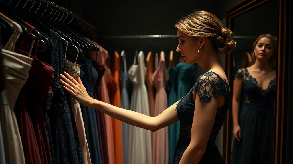 Dream symbol: long formal dress: scenarios: Dream about buying a long formal dress