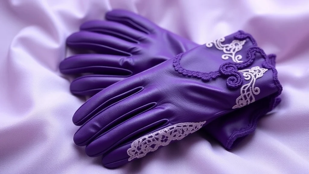 Dream symbol: violet and white leather gloves: symbolism: Connection to Spirituality and Psychic Abilities