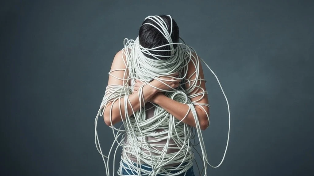 Dream symbol: white cords: scenarios: Dream of white cords tangled