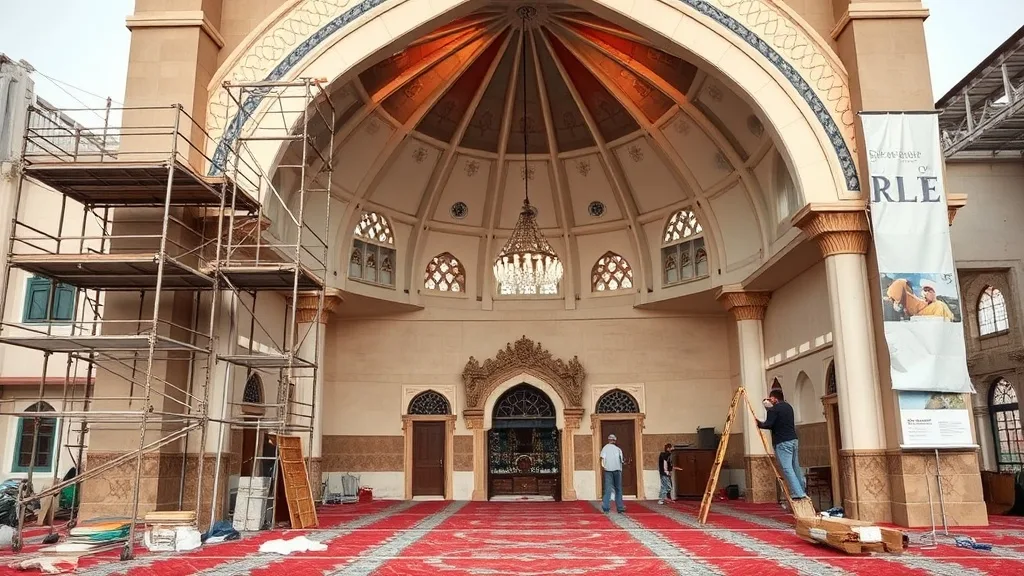 Dream symbol: muslim prayer house: scenarios: Dream of seeing a muslim prayer house being renovated