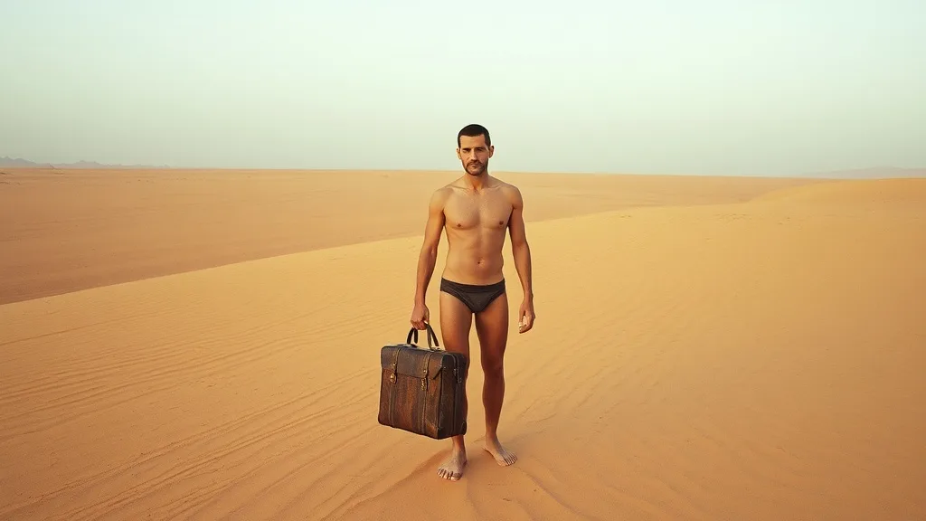 Dream symbol: naked man: scenarios: Dream of a naked man with a suitcase