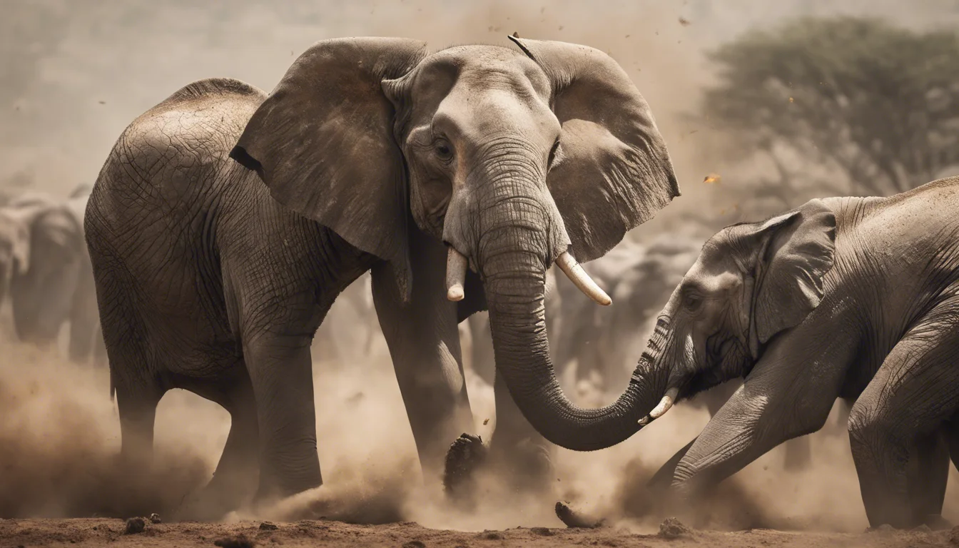 Dream symbol: elephant: scenarios: Dream of Elephant Fighting