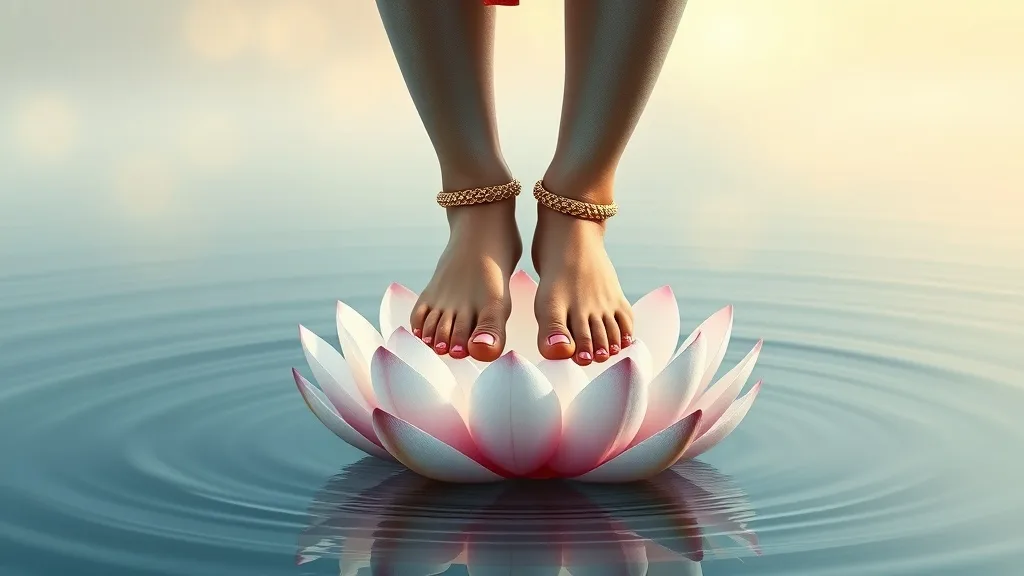 Dream symbol: krishna's feet: symbolism: Protection and Guidance