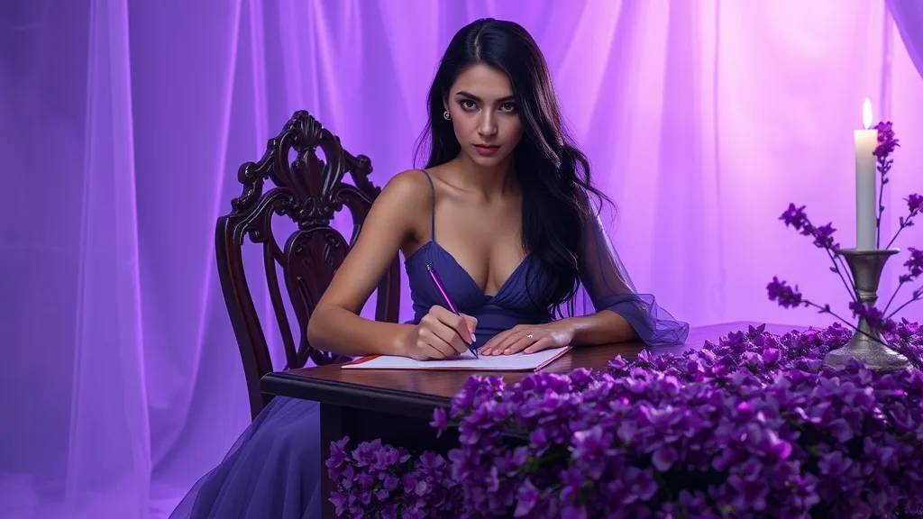 Dream symbol: purple pens: symbolism: Magic and Transformation