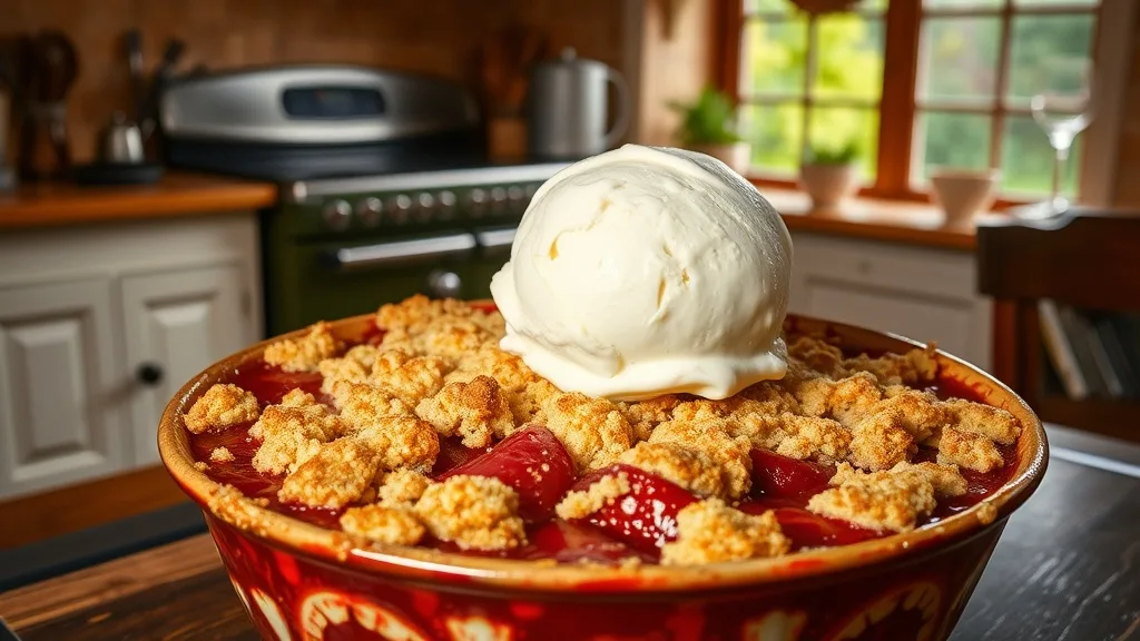 Dream symbol: rhubarb: scenarios: Dream About Rhubarb Crumble