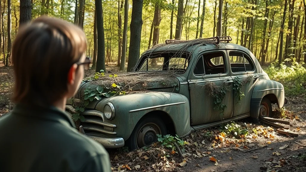 Dream symbol: old car: scenarios: Dream of finding an old car