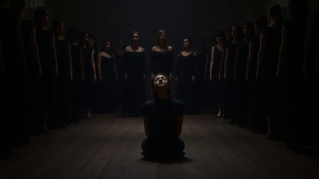 Dream symbol: group of people in black dress: scenarios: Dream of being in a room full of people in black dresses