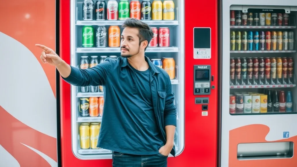 Dream symbol: pop machine: scenarios: Dream about using a pop machine
