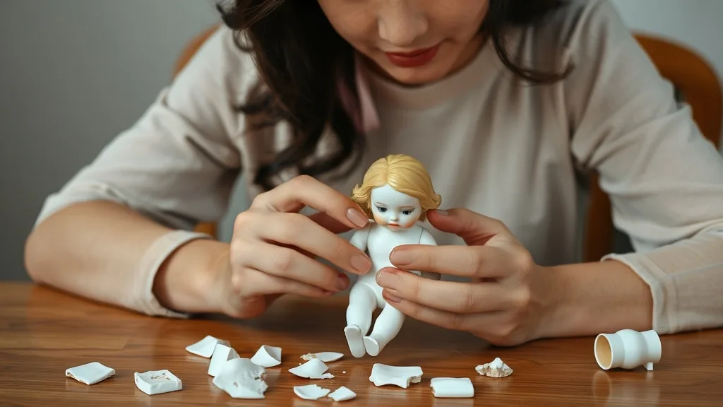 Dream symbol: porcelain dolls: scenarios: Dream of repairing a porcelain doll