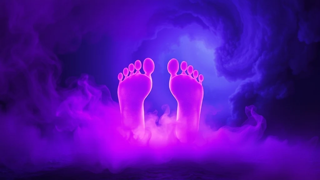 Exploring the Dream Symbolism of Purple Footprints