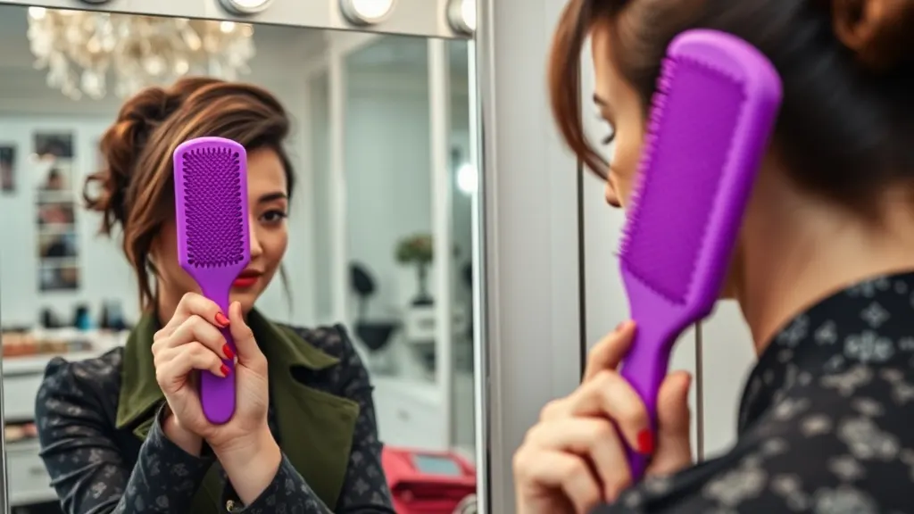 Dream symbol: purple plastic hairbrush: demographics: Individuals with a Connection to Beauty and Fashion