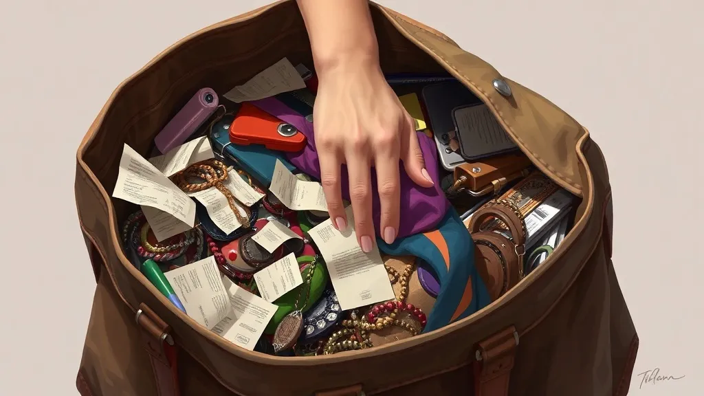 Dream symbol: layers in purses: scenarios: Dream about trying to organize the layers of a purse