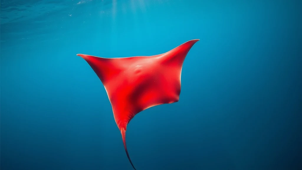 Dream symbol: red stingray: symbolism: Grace and Beauty