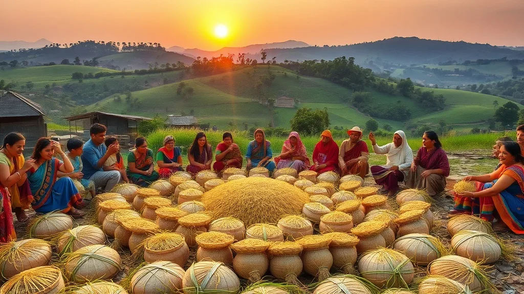 Dream symbol: sacs of rice: scenarios: Dream of rice bags being eaten