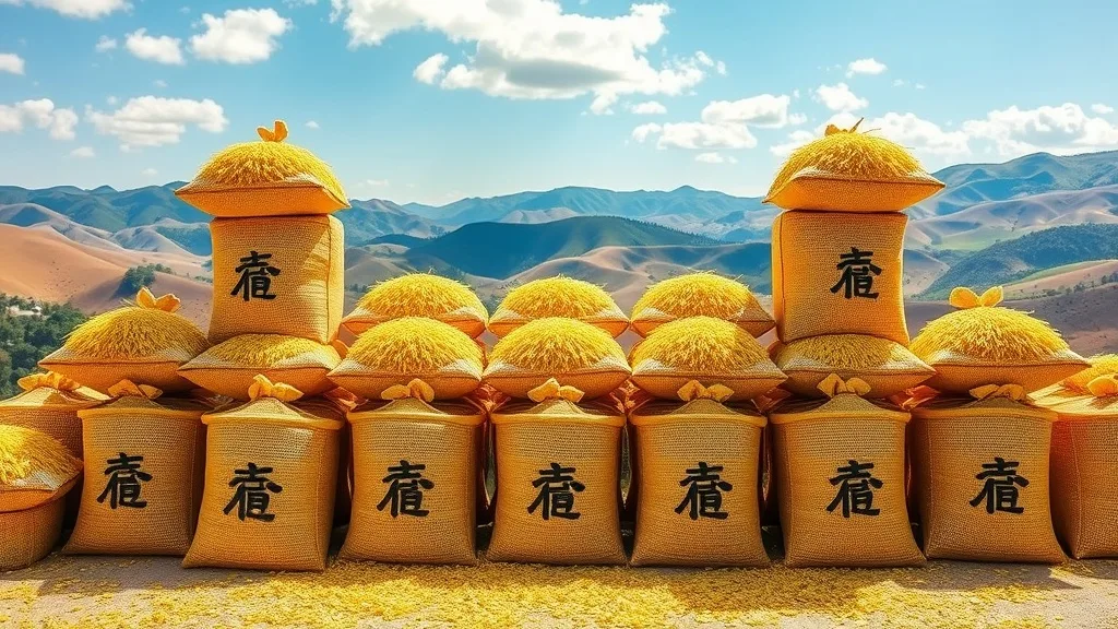 Dream symbol: sacs of rice: symbolism: Prosperity and Wealth