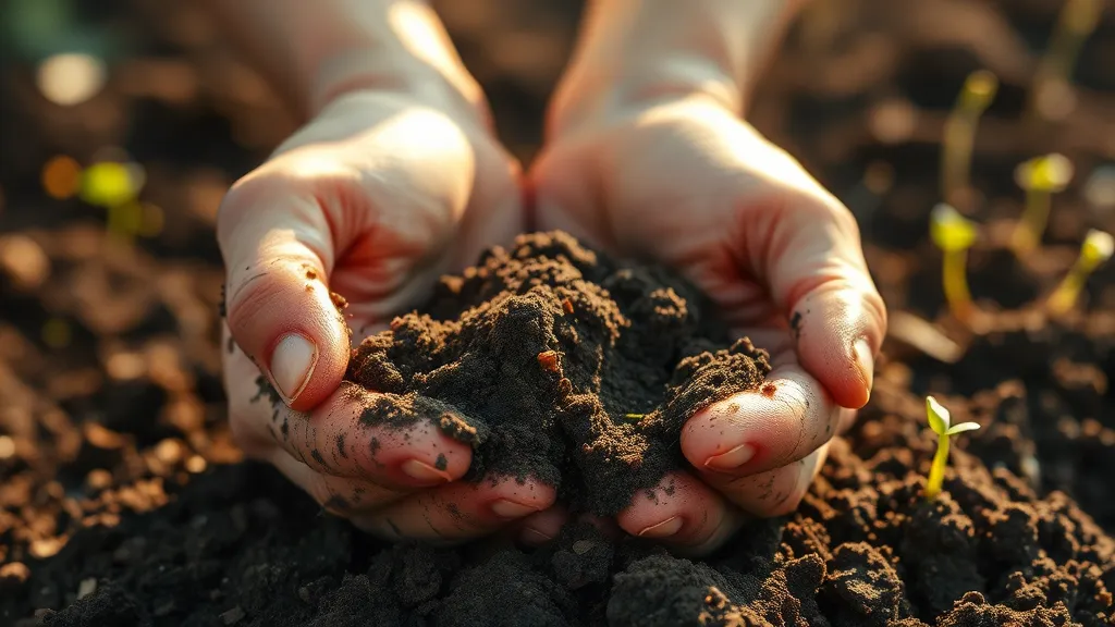 Dream symbol: soil covered hands: scenarios: Dream of Soil-Covered Hands Signifying Growth