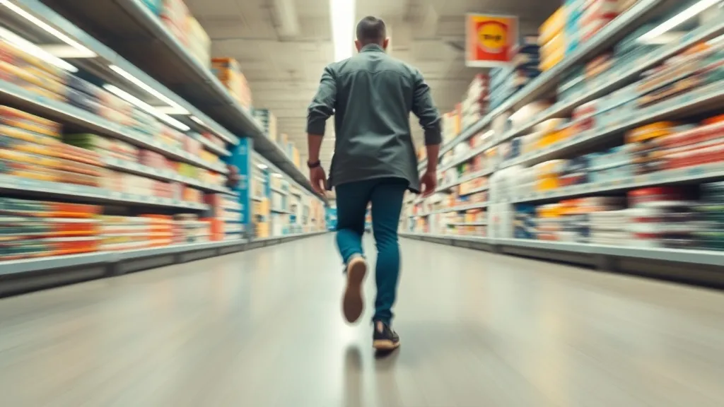 Dream symbol: store aisles: scenarios: Dream of Moving Quickly Through Store Aisles