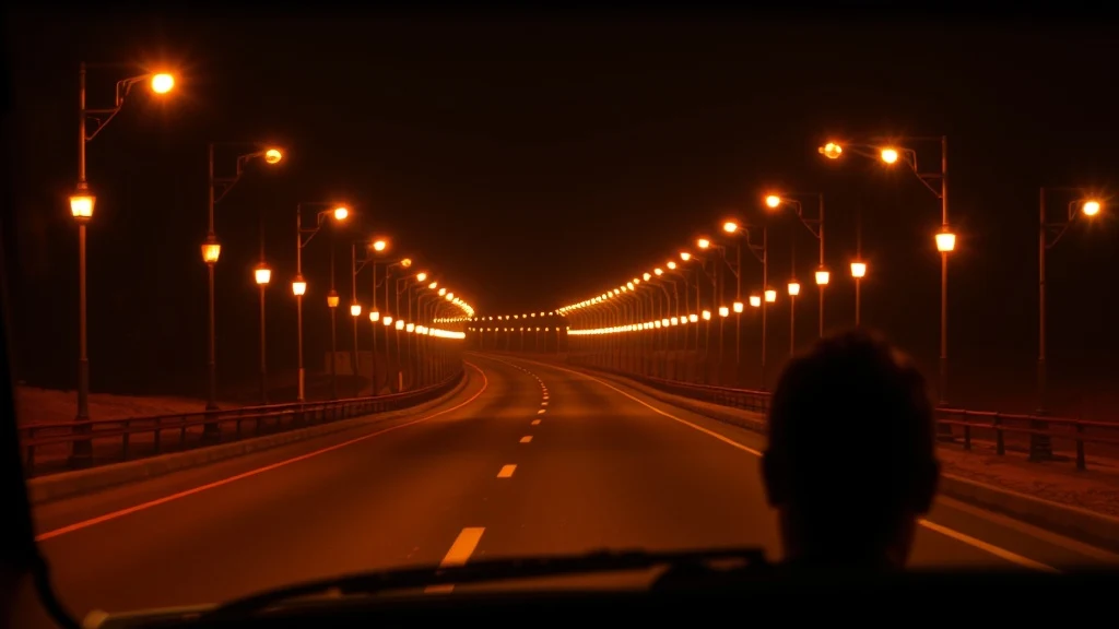 Dream symbol: street lights: scenarios: Dream of Driving Under Street Lights
