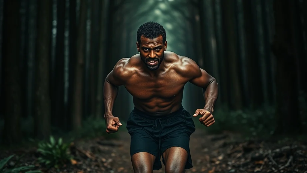 Dream symbol: strong black man: scenarios: Dream of a strong black man chasing you