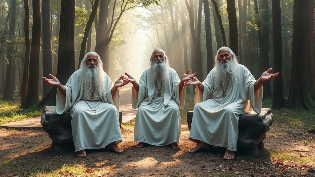 Dream symbol: three elders: symbolism: Spiritual Awakening and Evolution