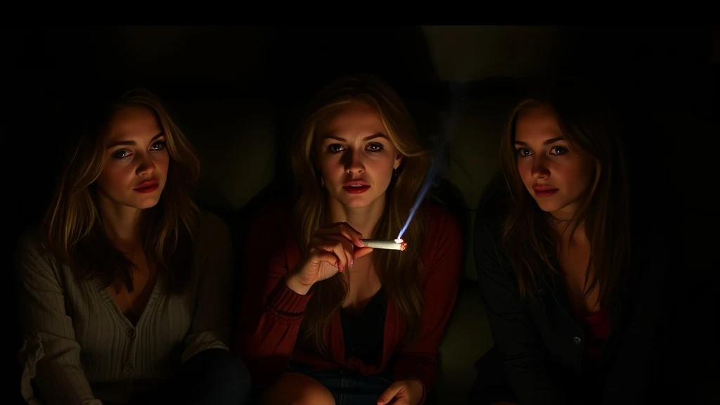 Dream symbol: three young women: scenarios: Dream of three young women doing drugs