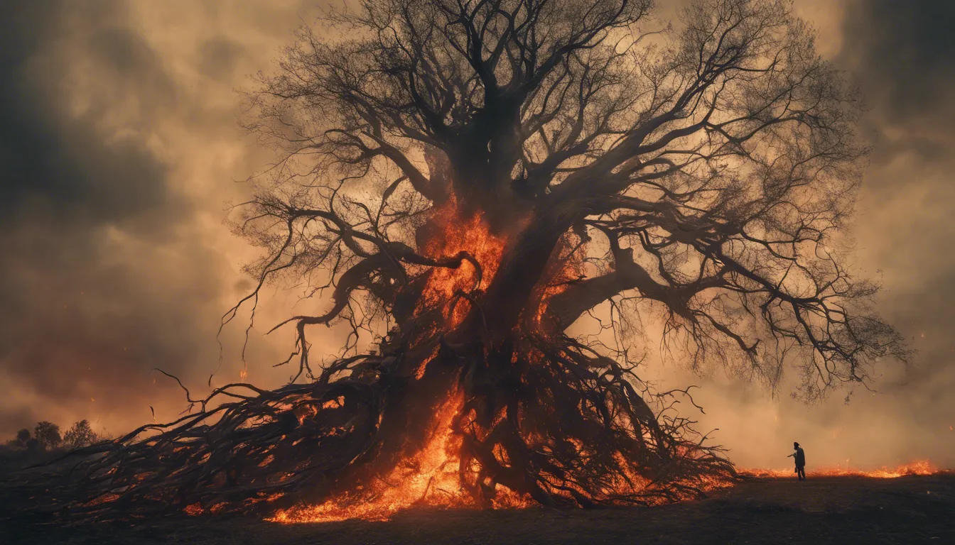 Dream symbol: tree falling: scenarios: Dream about a Tree Falling on a Person