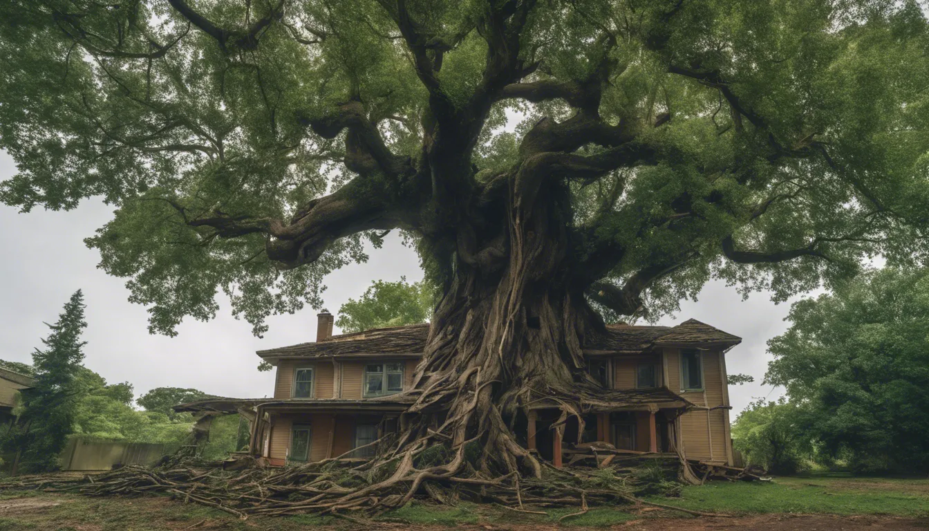 Dream symbol: tree falling: scenarios: Dream about a Tree Falling on House