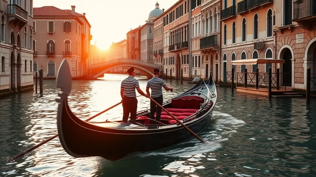 Dream symbol: gondola: scenarios: Dream of Gondola with Gondoliers