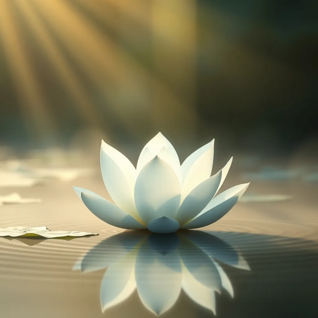 Dream symbol: white lotus flower: symbolism: Purity and Spiritual Enlightenment Dream symbol: white lotus flower: symbolism: Purity and Spiritual Enlightenment
