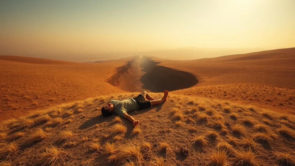 Dream symbol: yellow dry field grass: scenarios: Dream of lying in a yellow dry field grass