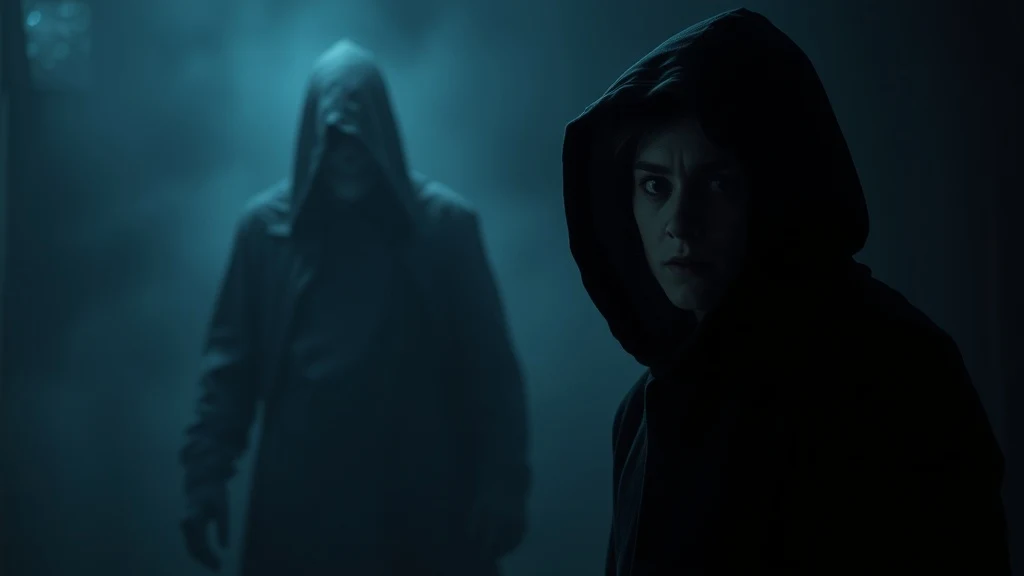 Dream symbol: dark ghostly figure: symbolism: Hidden Threats and Danger