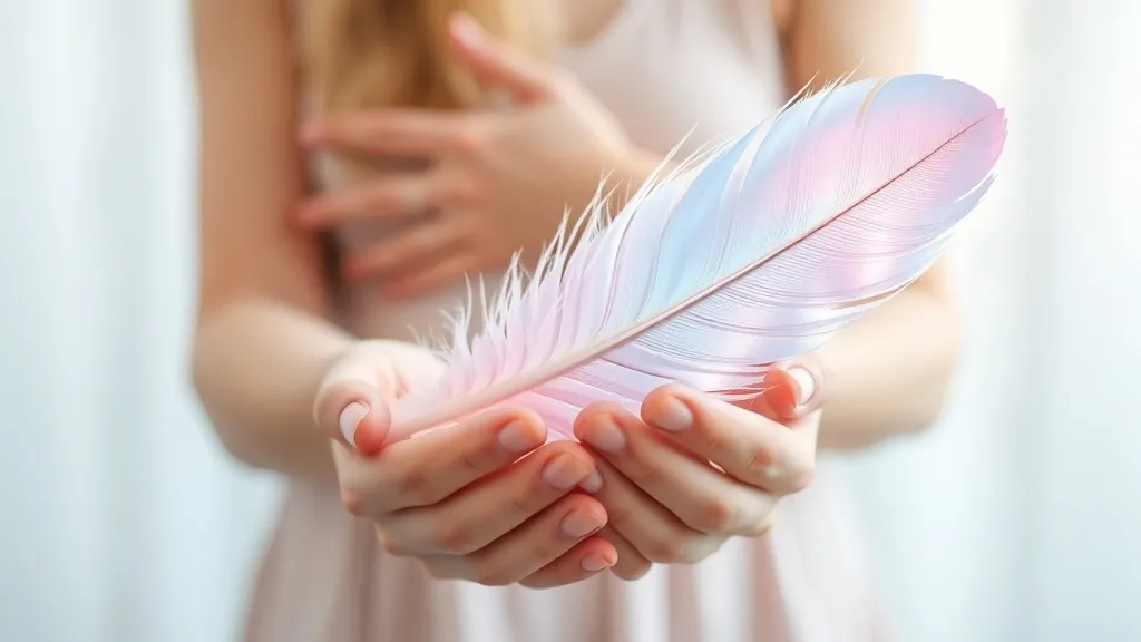 Dream symbol: hug and pet feathers: symbolism: Emotional Nurturing and Support