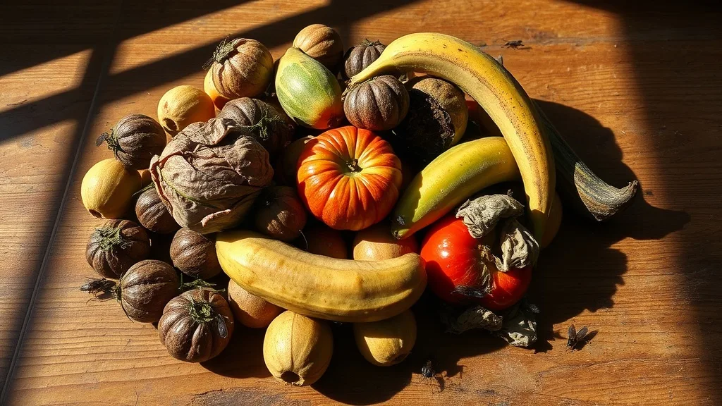 Dream symbol: old produce: scenarios: Dream of Overripe Produce