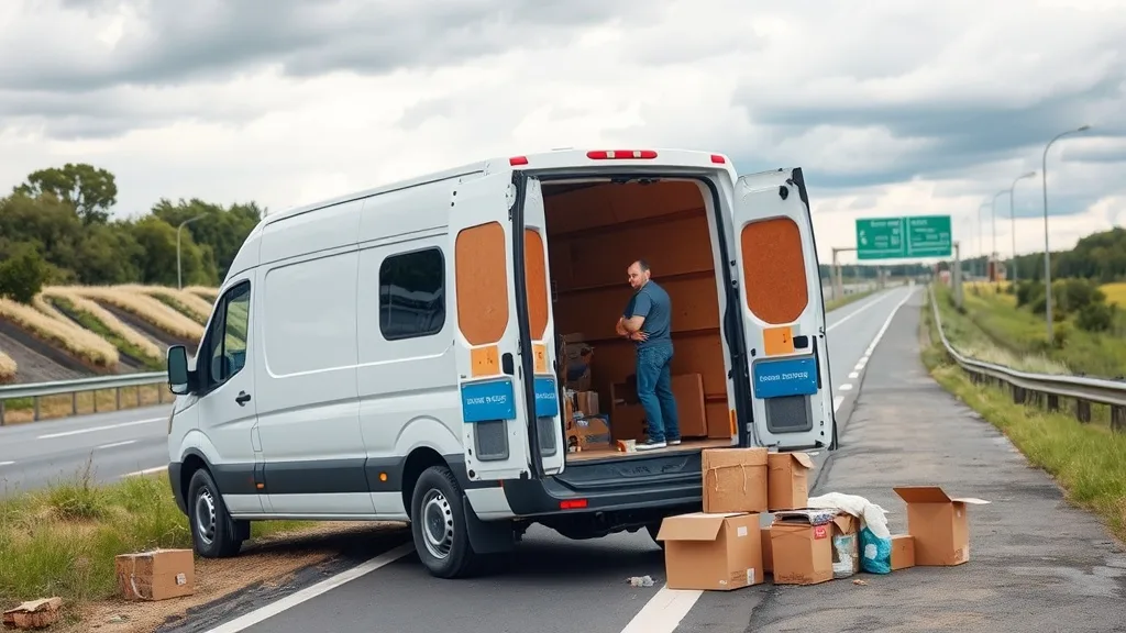 Dream symbol: removal van: scenarios: Dream of a Removal Van Breaking Down