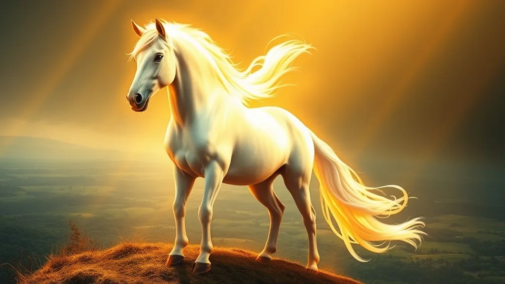Dream symbol: shining horse: symbolism: Spiritual Transformation and Illumination