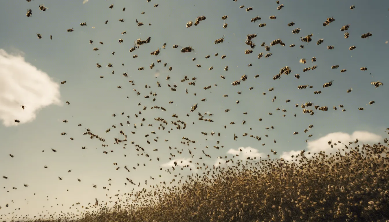 Dream symbol: bees: scenarios: Dream of Bees Flying in a Swarm