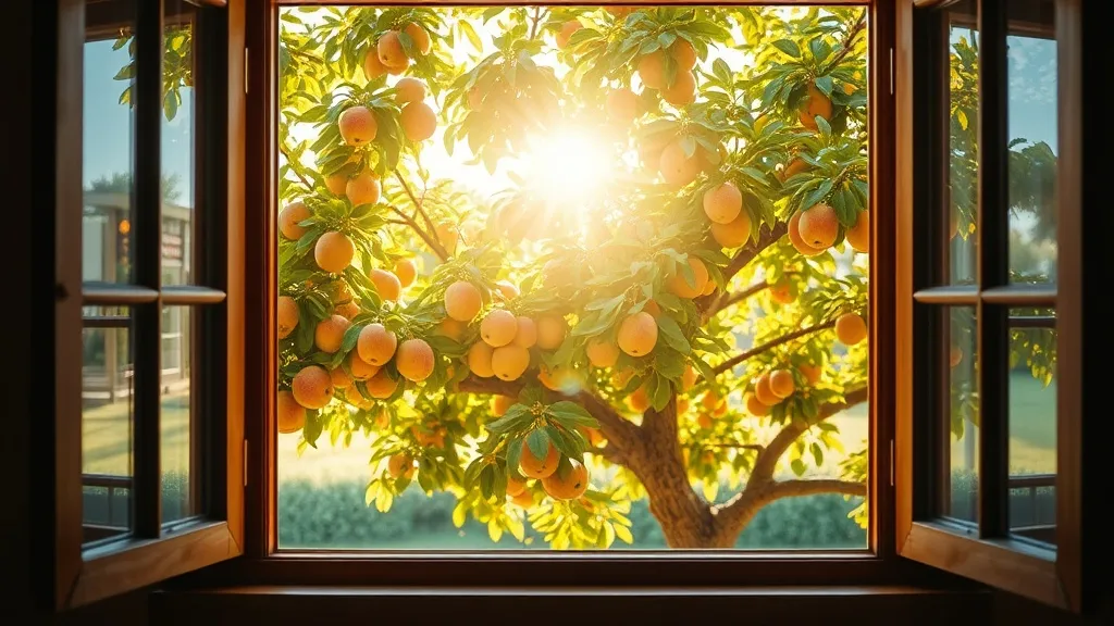 Dream symbol: windows and trees: scenarios: Dream about Fruit-Bearing Trees