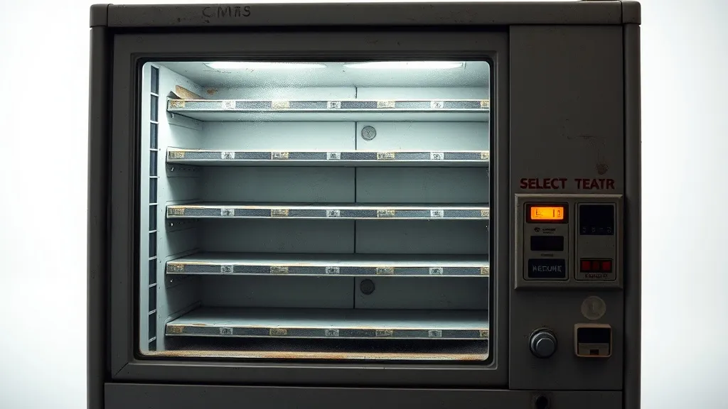 Dream symbol: vending machine: scenarios: Dream of an Empty Vending Machine