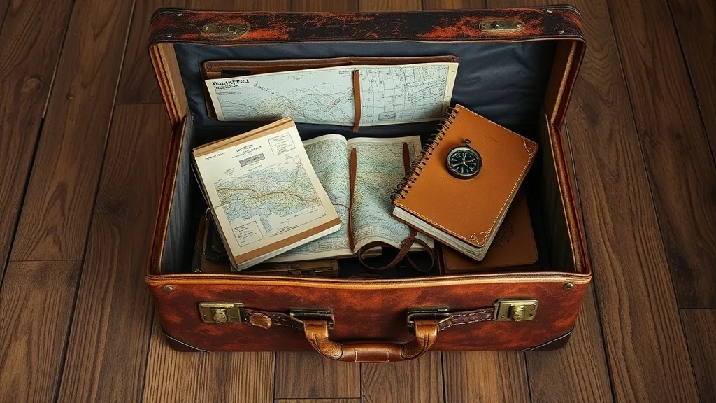 Dream symbol: old suitcase: symbolism: Adventure and Discovery