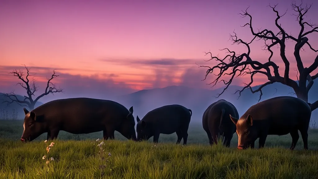 Dreaming of Big Fat Black Pigs Meaning