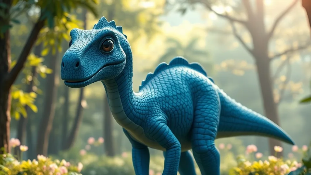Dream symbol: blue dinosaur: scenarios: Dream of a blue dinosaur talking to you