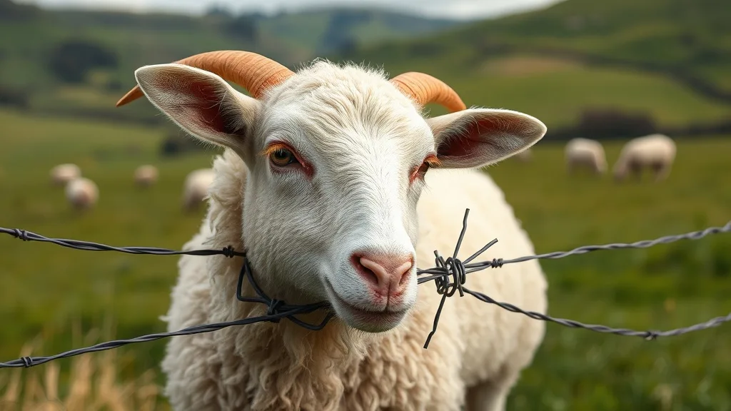 Dream symbol: ewe caught in barb wire: intro